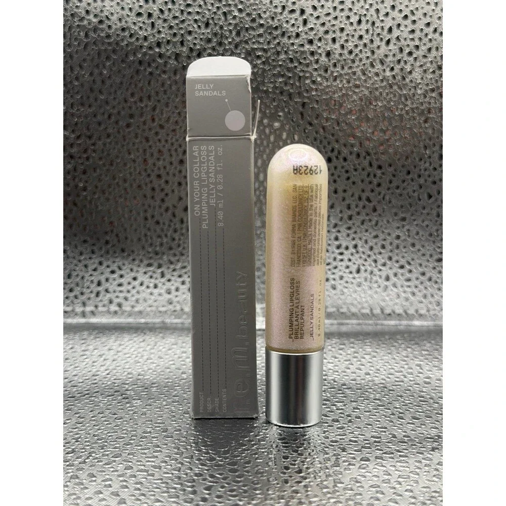 r.e.m. beauty On Your Collar Plumping Lip Gloss Jelly Sandals 0.28oz NIB NEW!!!